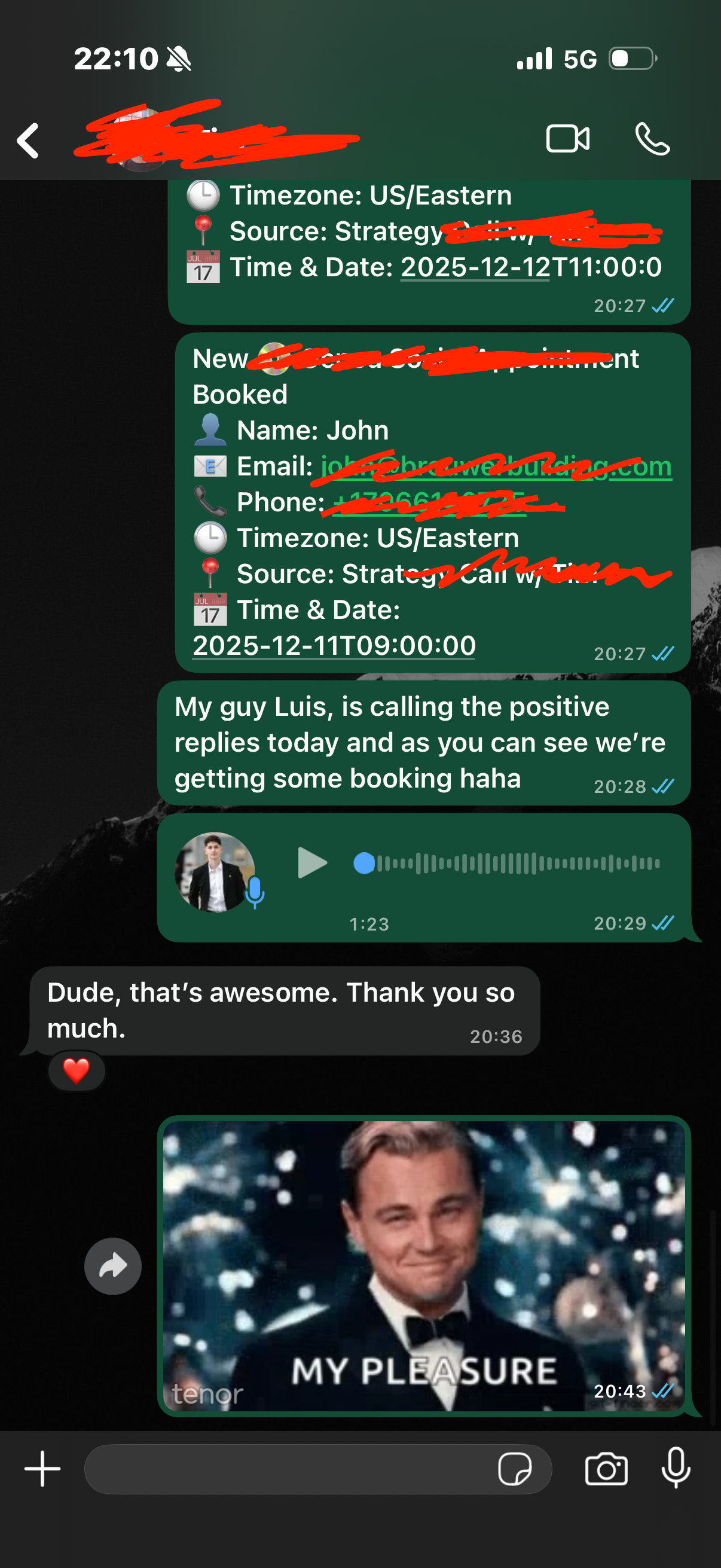 Client win