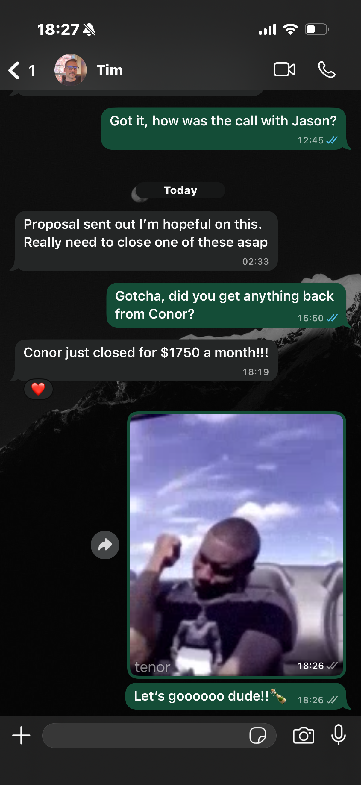 Client win